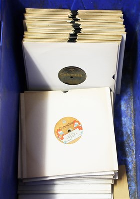 Lot 56 - Various Columbia + Columbia Flag Label (10in) Shellac