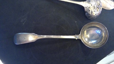 Lot 90 - A quantity of George III and later Irish silver flatware