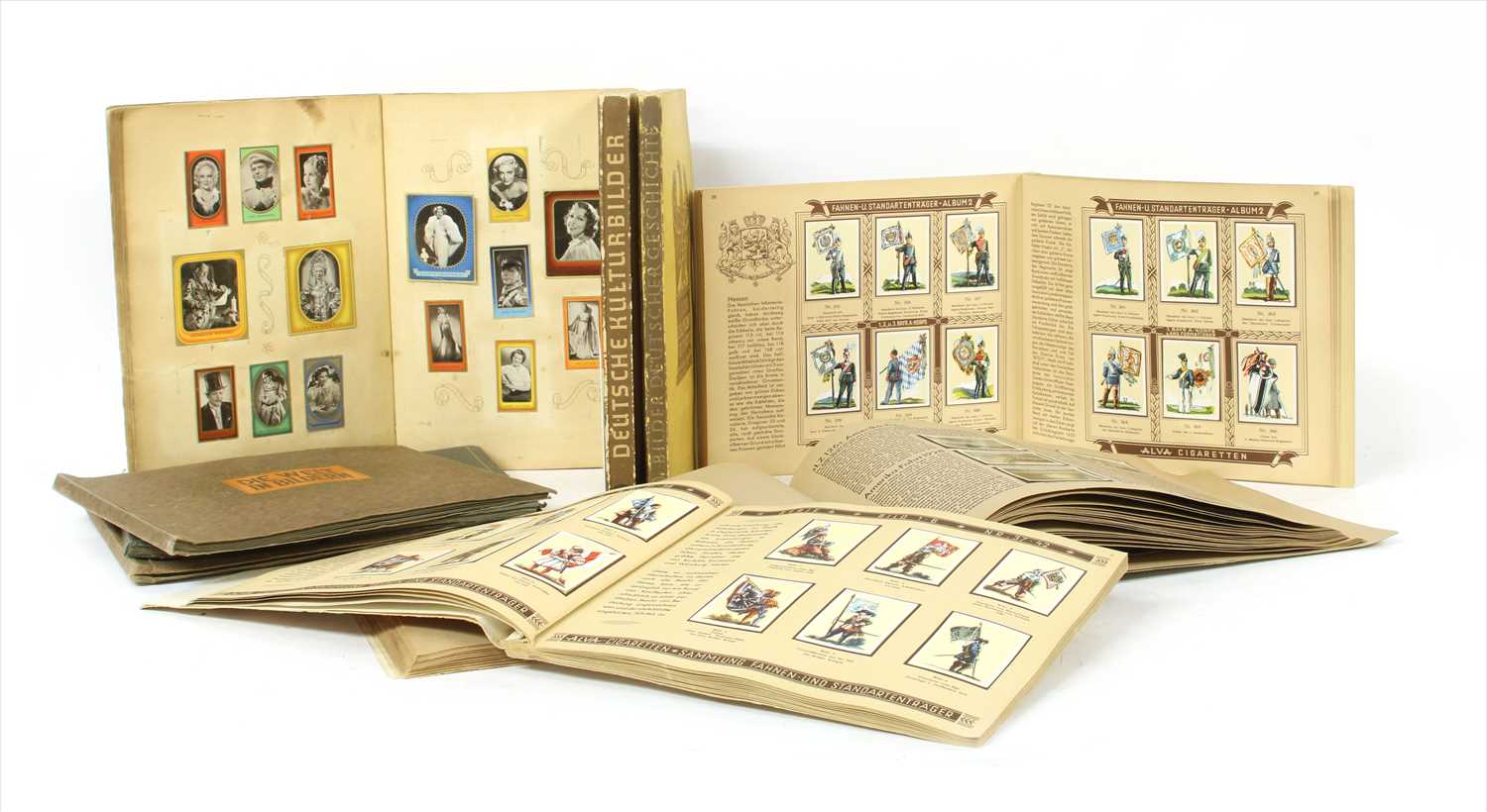 Lot 112 - A collection of predominately German cigarette cards