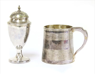 Lot 34 - A George III silver christening mug
