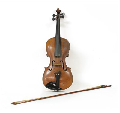 Lot 326 - A late 19th century German violin