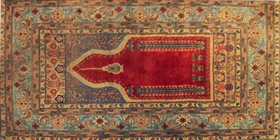 Lot 607 - Persian design prayer rug