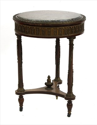 Lot 635 - A French Louis XVI style circular occasional table