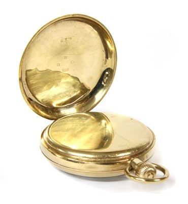 Lot 176 - A 9ct gold J W Benson open-faced pocket watch
