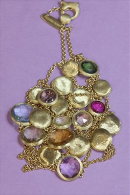 Lot 214 - An 18ct gold Jaipur necklace by Marco Bicego