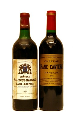 Lot 205 - Assorted Margaux: Château Malescot-Saint-Exupery, 1964, one bottle and one other