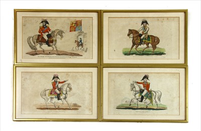 Lot 523 - A set of 19th century prints of officers of the Napoleonic Wars