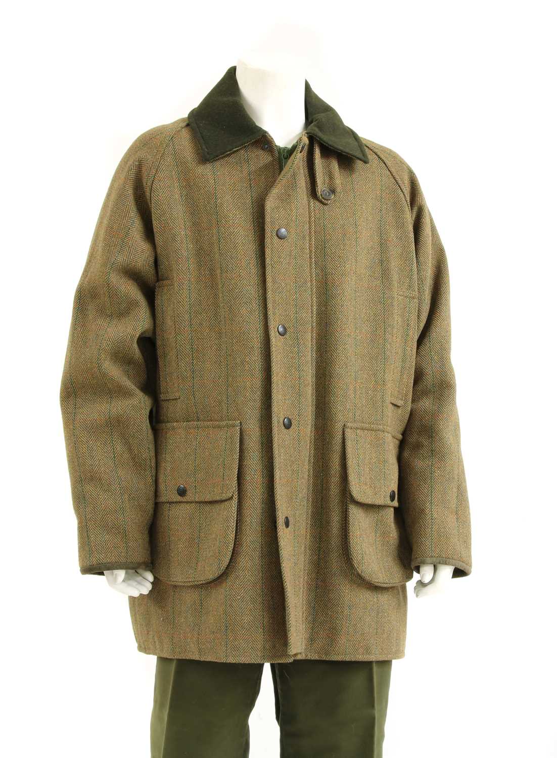 Lot 1162 - A William Evans gentleman's green tweed shooting jacket