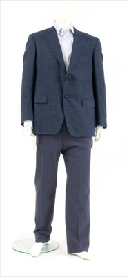 Lot 1150 - A Canali gentleman's blue jacket, Chino's and dress shirt