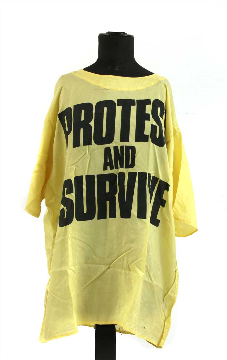 Lot 1079 - Katharine Hamnet 'Protect and Survive' shirt and Comme de Garcons long sleeved top
