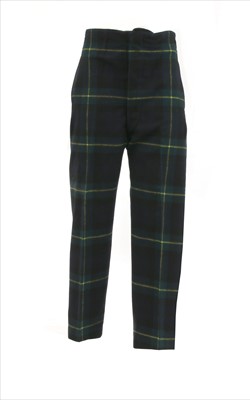 Lot 1091 - A pair of Moore Taggart & Co Ltd Mackie tartan ladies trousers