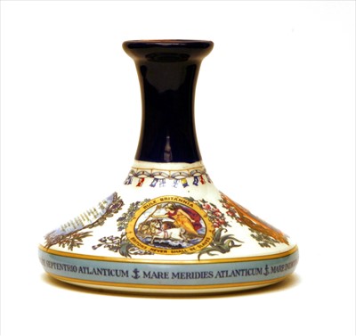 Lot 82 - Pusser's Rum Lord Nelson Ships Decanter, one 1 litre ceramic wade decanter