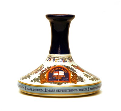 Lot 82 - Pusser's Rum Lord Nelson Ships Decanter, one 1 litre ceramic wade decanter