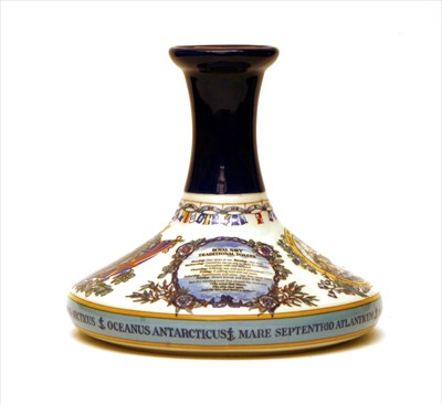 Lot 82 - Pusser's Rum Lord Nelson Ships Decanter, one 1 litre ceramic wade decanter