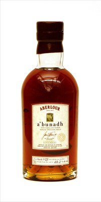 Lot 89 - Aberlour a'bundah, Single Malt Whisky, from Batch No. 23, one bottle (boxed)