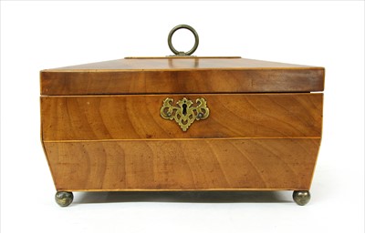 Lot 389 - A Regency mahogany workbox