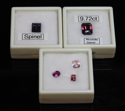 Lot 323 - Five assorted unmounted gemstones