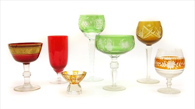 Lot 345 - A collection of 20th century cut glassware