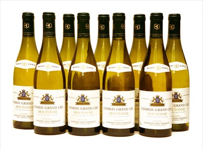 Lot 36 - Chablis Grand Cru, Moutonne, Domaine Long Depaquit, 2002, nine bottles