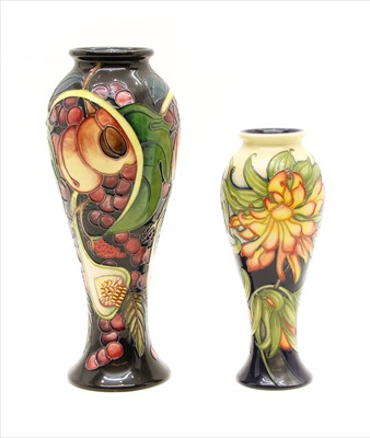 Lot 268 - A Moorcroft vase in the peach and berry design