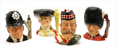 Lot 352 - A large collection of Royal Doulton character jugs