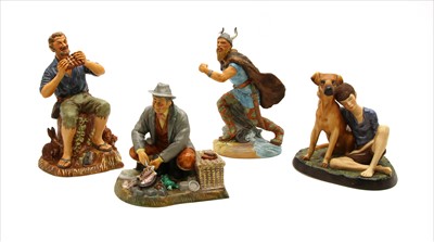 Lot 346 - A collection of Royal Doulton figures