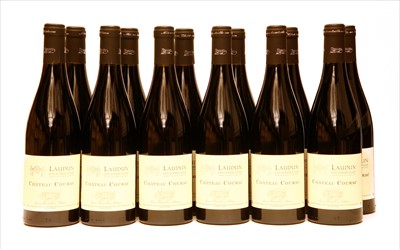 Lot 142 - Château Courac, Laudun Côtes-du-Rhône, Villages, 2011, twelve bottles (boxed)