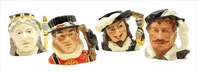 Lot 319 - A large collection of Royal Doulton character jugs