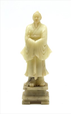 Lot 412 - A Chinese figure of an Emperor