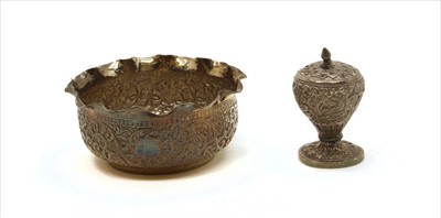 Lot 58 - An Indian silver bowl