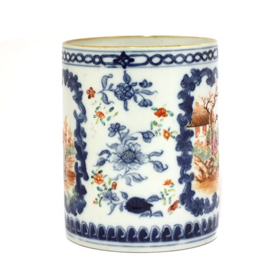 Lot 211 - A Chinese famille rose mug