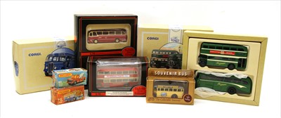 Lot 209 - Two boxes of Corgi, Matchbox and 'Days Gone By'