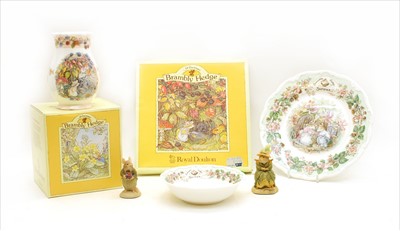 Lot 297 - A large collection of Royal Doulton Brambly Hedge wares