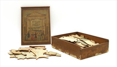 Lot 194 - A boxed puzzle 'From Wallis's Manufactory'