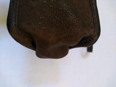 Lot 1015 - A Prada semitracolla brown suede bag