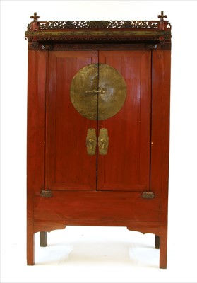 Lot 580 - A Chinese cabinet