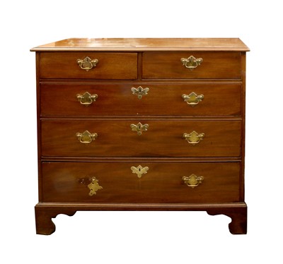 Lot 493 - A George III mahogany chest