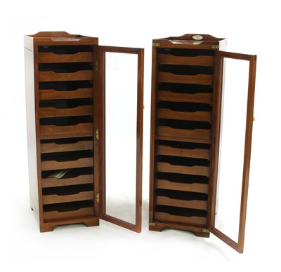 Lot 561 - A 'Starbay Mazarin' walnut storage cabinet