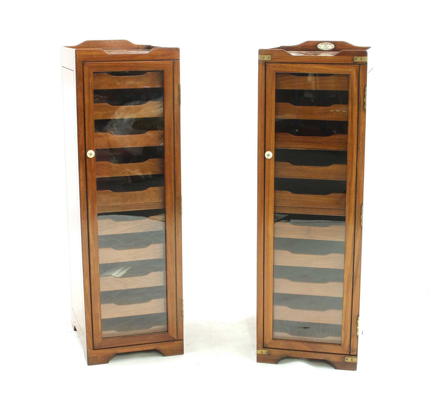Lot 561 - A 'Starbay Mazarin' walnut storage cabinet