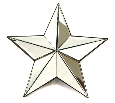 Lot 495 - A star shaped mirror