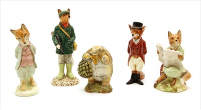 Lot 445 - Five ceramic figures