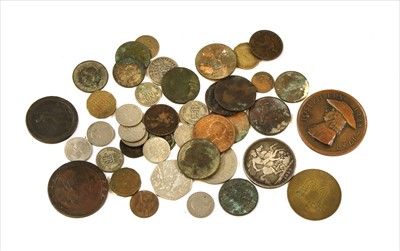 Lot 101 - Coins and tokens