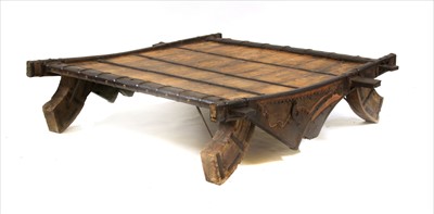 Lot 489 - An Indian howdah coffee table