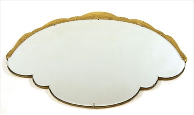 Lot 506A - An Art Deco gilt framed mirror