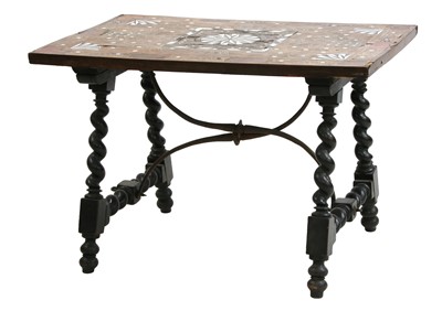 Lot 207 - An Indo-Portuguese-style occasional table