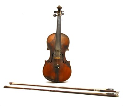 Lot 467A - A late 19th century violin