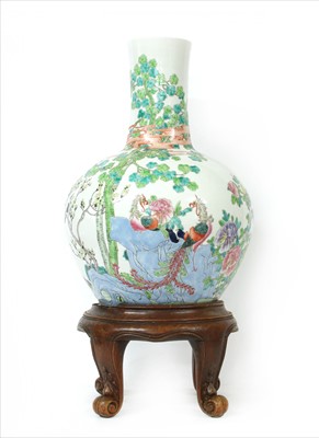 Lot 306 - A Chinese famille rose vase