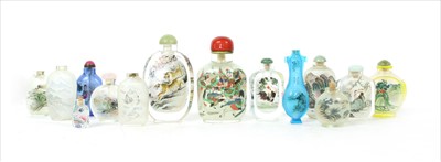 Lot 209 - A collection of Chinese snuff bottles