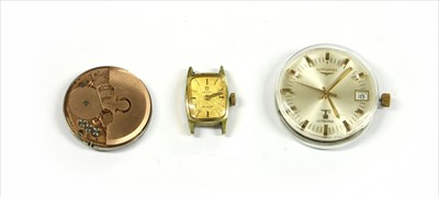 Lot 111 - A ladies' gold plated Omega De Ville mechanical watch
