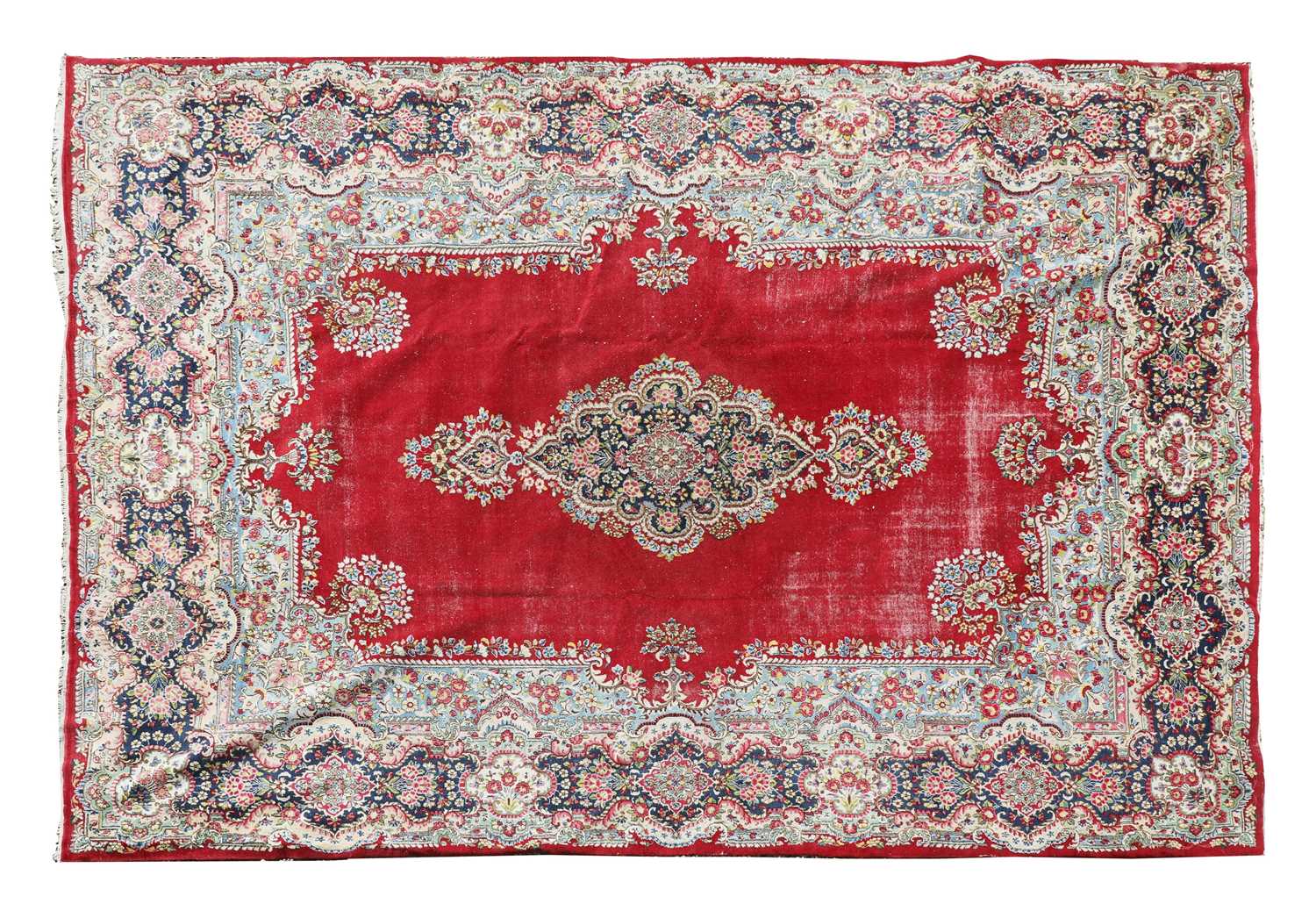 Lot 334 - An Agra pattern carpet